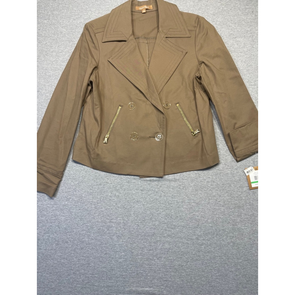 Women's Ellen Tracy Jacket Size L Brown NWT